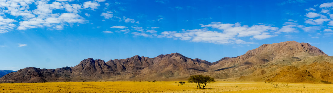 An example of beautiful Namibian Landscapes as can be witnessed on Overland Tours