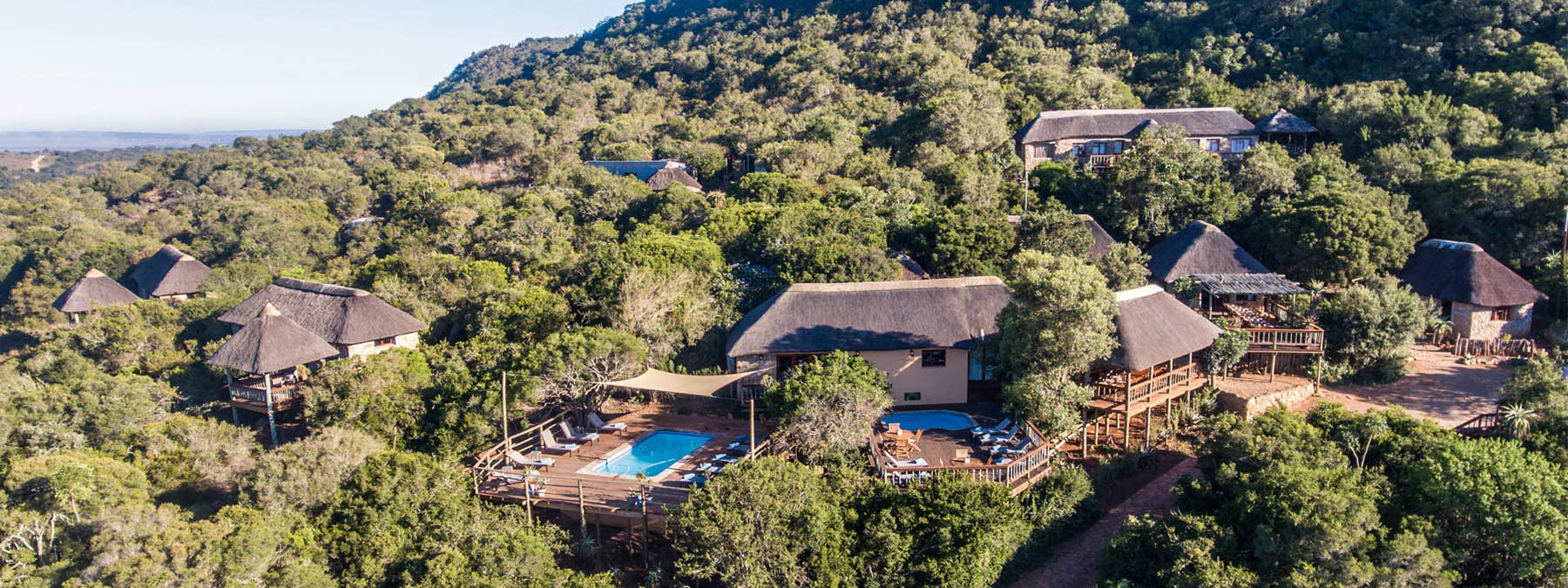 Amakhala Game Reserve lodges and tented camps offering a luxurious safari experience in South Africa.