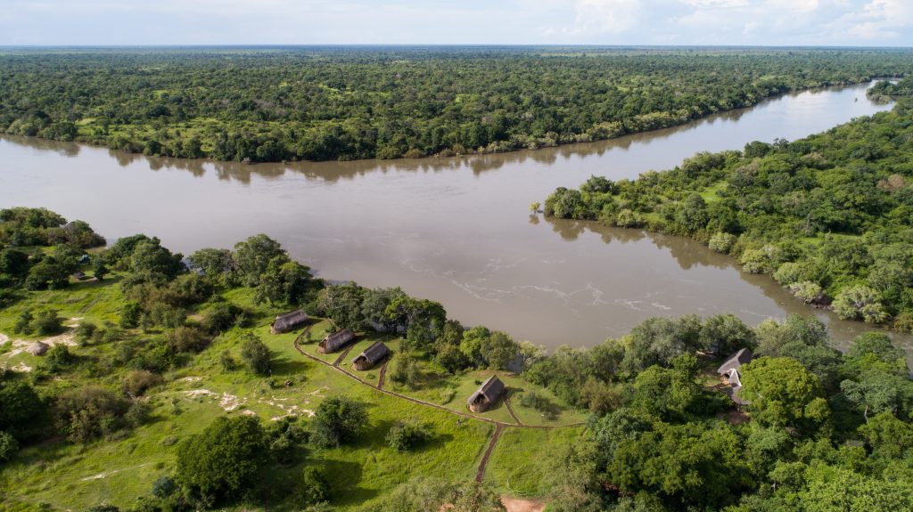 Mayukuyuku Bush Camp Aerial View