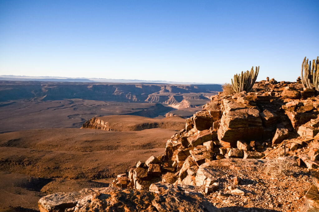 Deep South top of a hill that is very Rocky overlooking the landscapes
