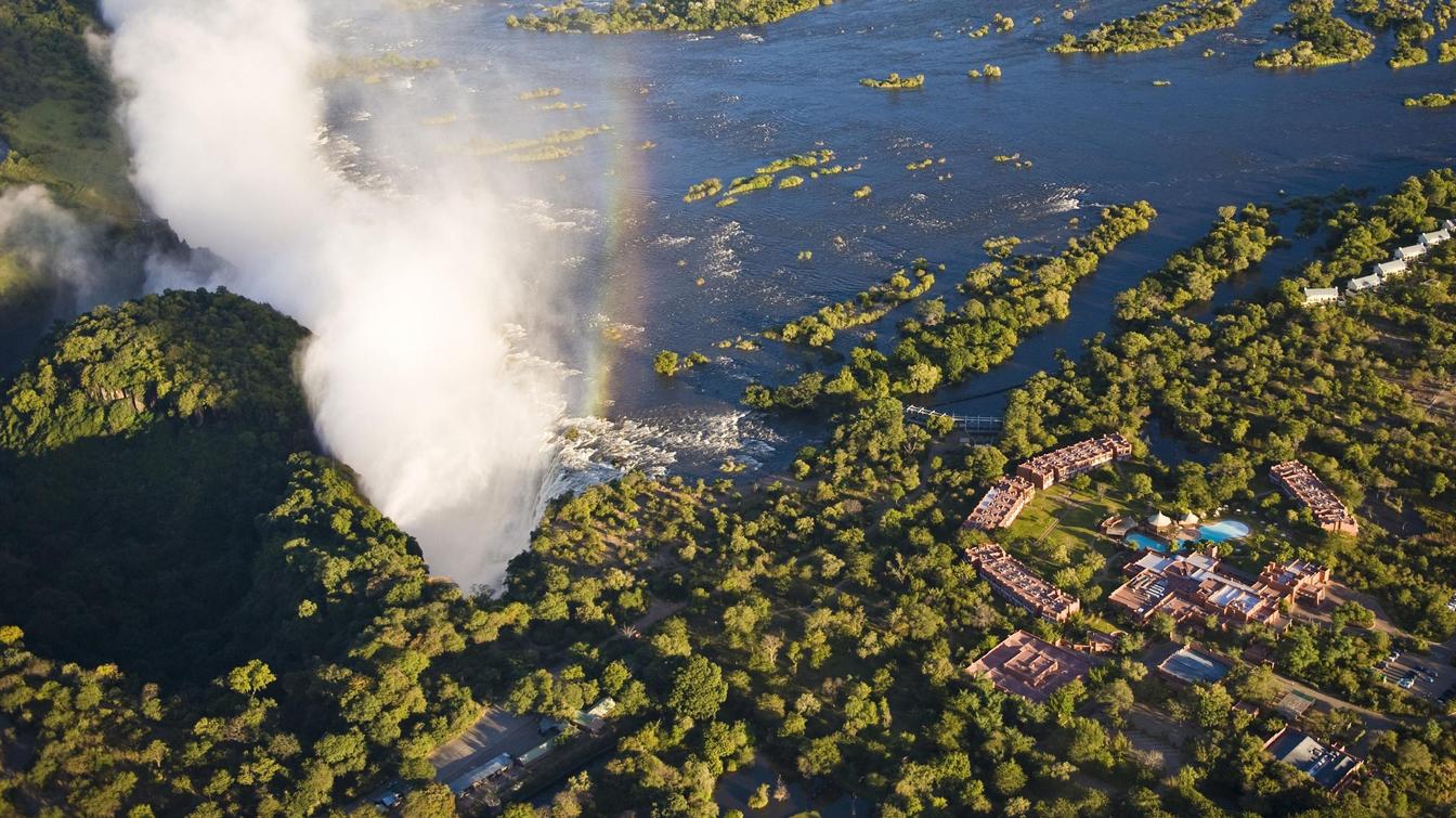 avani victoria falls aerial view