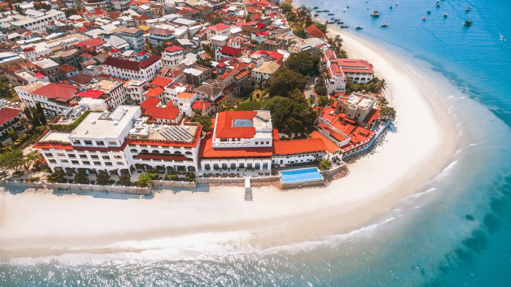 park hyatt stone town aerial view