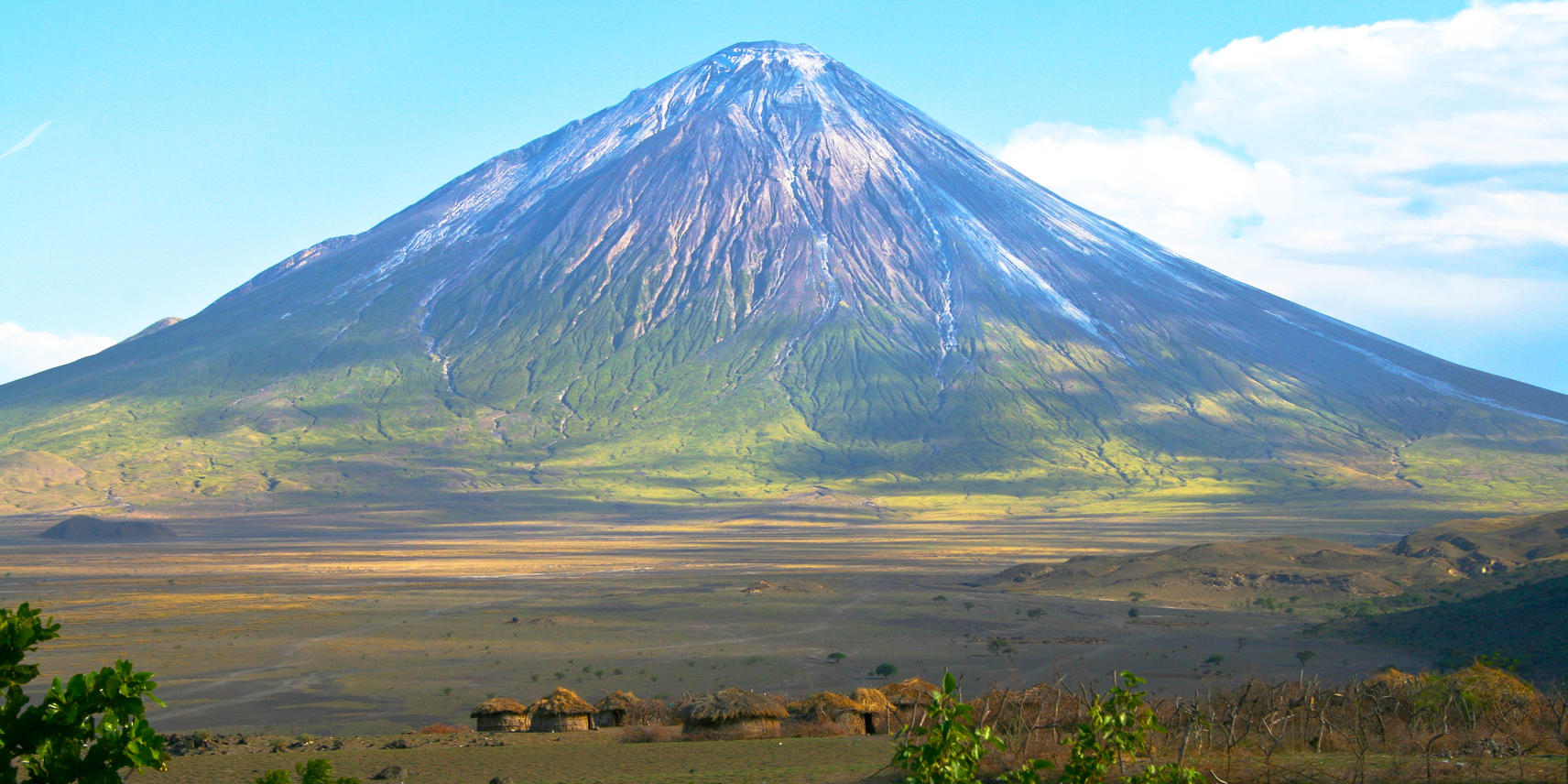 Image of the Volcano that can be seen from Lake Natron