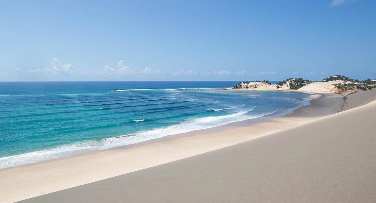 Pristine Beaches of Sailfish Bay in Bazaruto, Mozambique