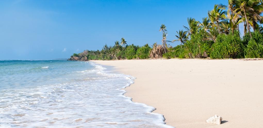 Pristine Beaches with endless white sand and warm turquoise waters.