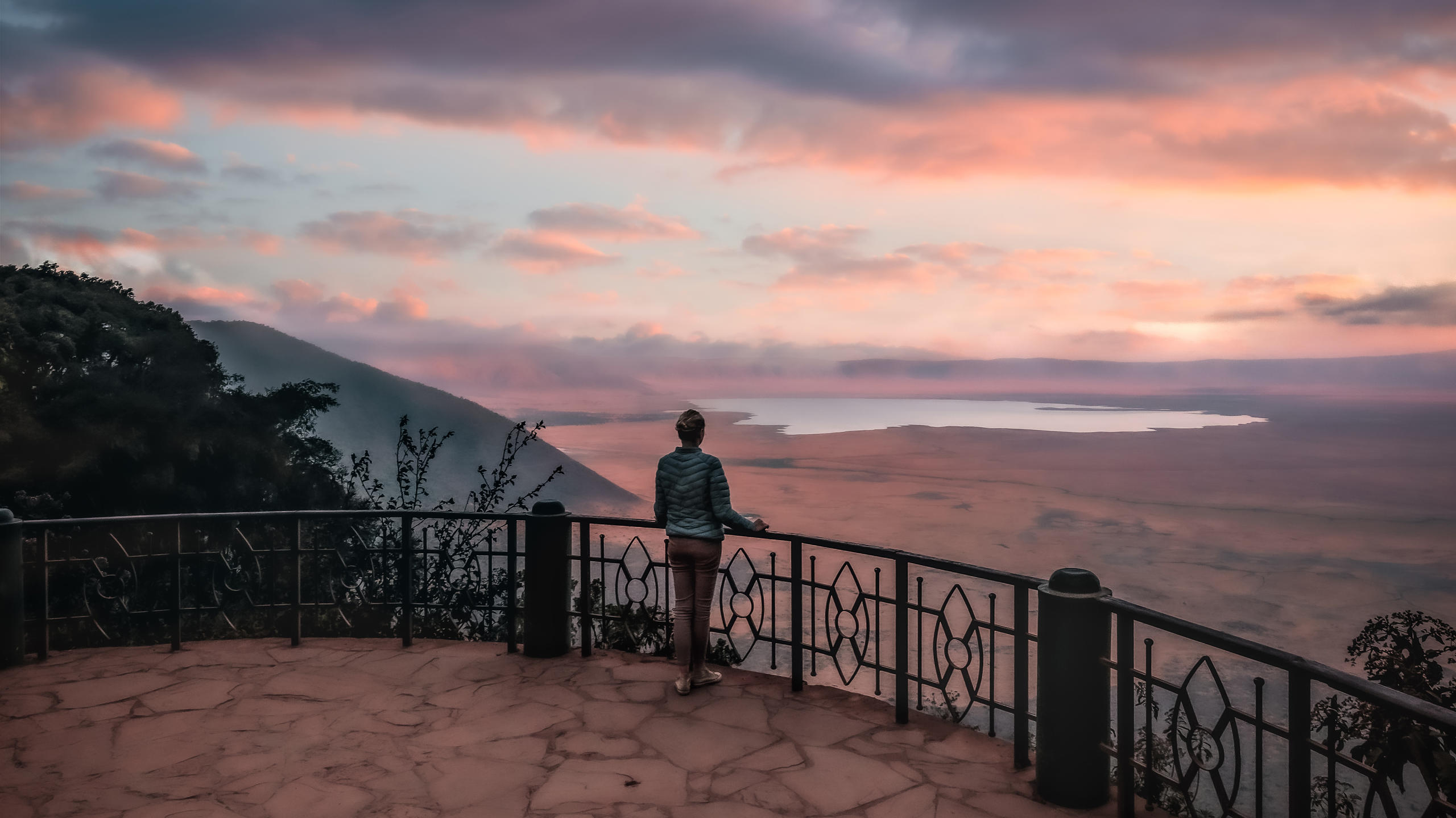 Beautiful views overlooking Ngorongoro from Karatu's Elewana: The Manor