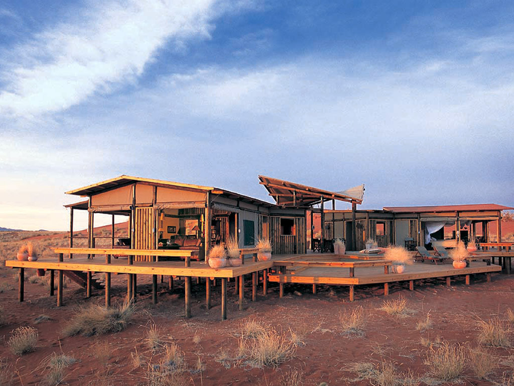 Aerial view of accommodation in NambiRand