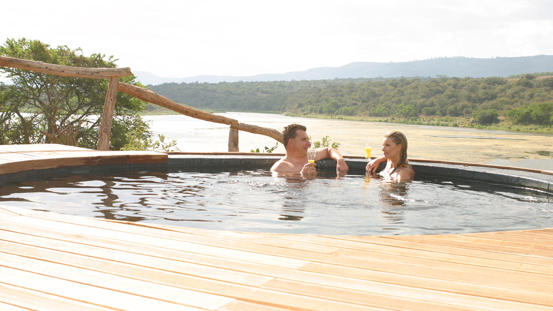 Kudu Suite Pool at Pumba Water Lodge