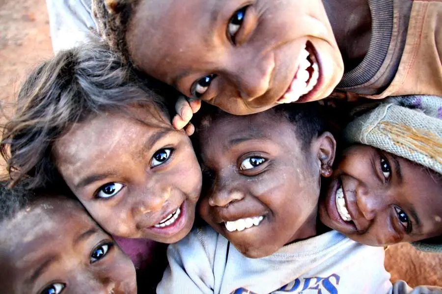 Happy Children that have benefitted from some sponsorships.