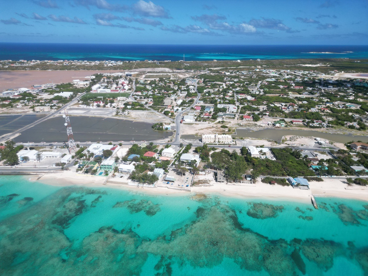 Grand Turk, Turks and Caicos looking east