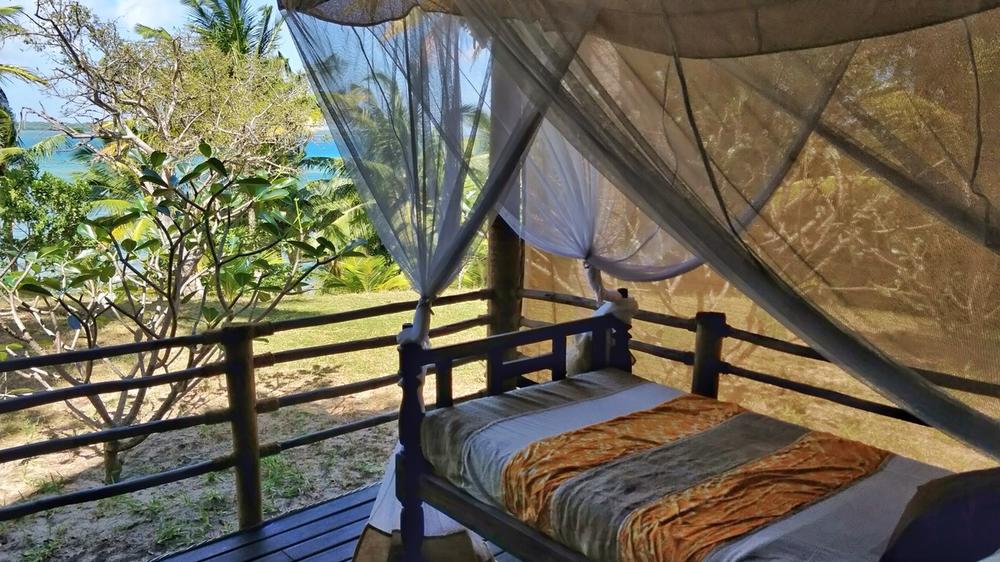 A view from the deck of your room at Pole Pole on Mafia Island, Tanzania